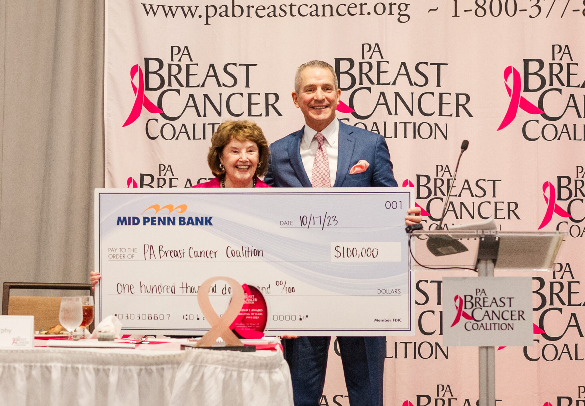 Deborah Ritrievi Mid Penn Bank Celebrity Golf Classic Contributes $100,000 to PBCC - PA ...