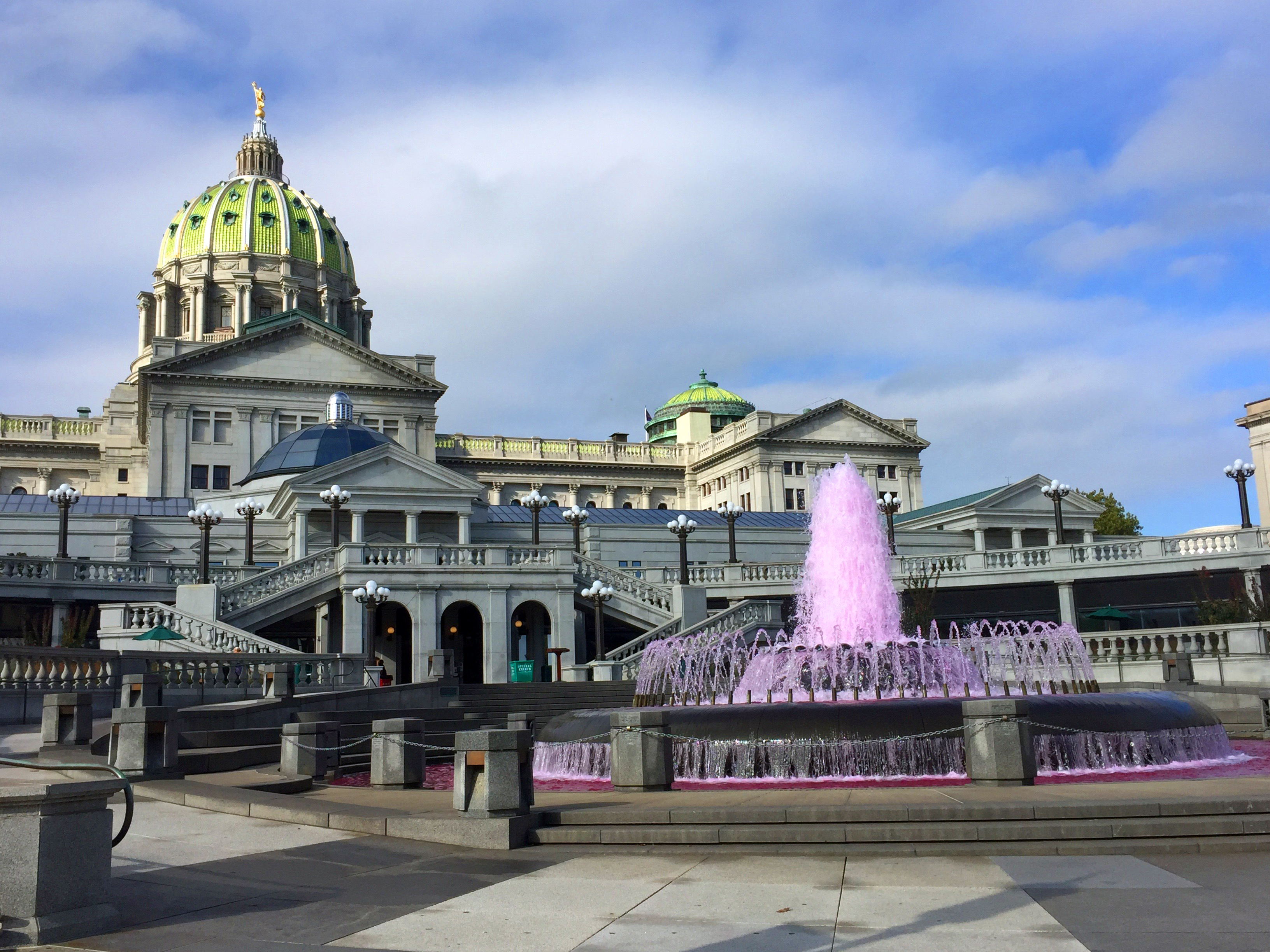 Turn the Capitol Fountain Pink!